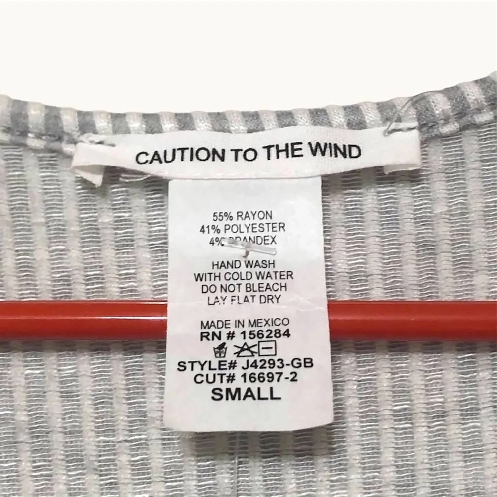 NWOT Caution to the Wind Top - Picture 6 of 8